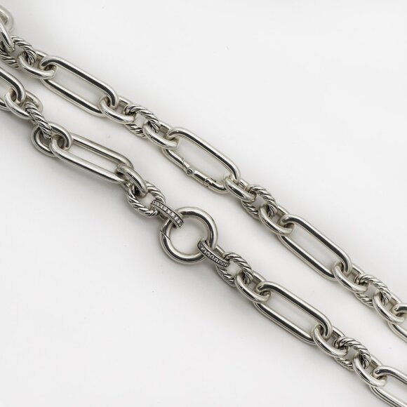 David Yurman 925 Silver David Yurman Lexington Chain Necklace - Picture 3 of 4